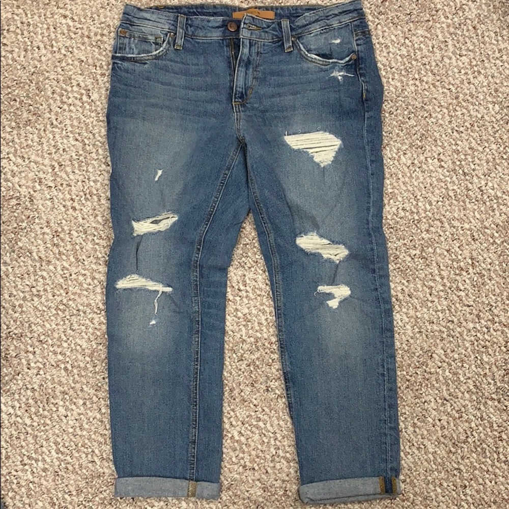 Boyfriend style capris
